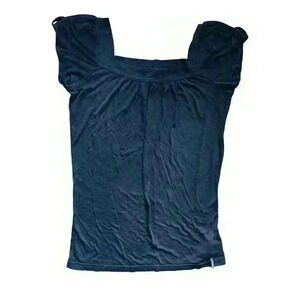 Columbia‎ Sz M Square Neck Cap Sleeve T Shirt Gorpcore Outdoor Casual